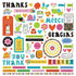 Snail Mail Collection 12 x 12 Cardstock Scrapbook Sticker Sheet by Photo Play Paper