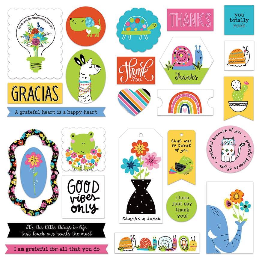 Snail Mail Collection 5 x 5 Die Cut Scrapbook Embellishments by Photo Play Paper - Scrapbook Supply Companies
