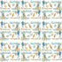 Frou Frou's Sun & Sand Collection Sea Shells In a Row 12 x 12 Double-Sided Scrapbook Paper by SSC Designs - Scrapbook Supply Companies