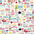 Slice of Summer Collection Fun In The Sun 12 x 12 Double-Sided Scrapbook Paper by Echo Park Paper - Scrapbook Supply Companies