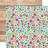 Slice of Summer Collection Hello Summer Floral 12 x 12 Double-Sided Scrapbook Paper by Echo Park Paper - Scrapbook Supply Companies