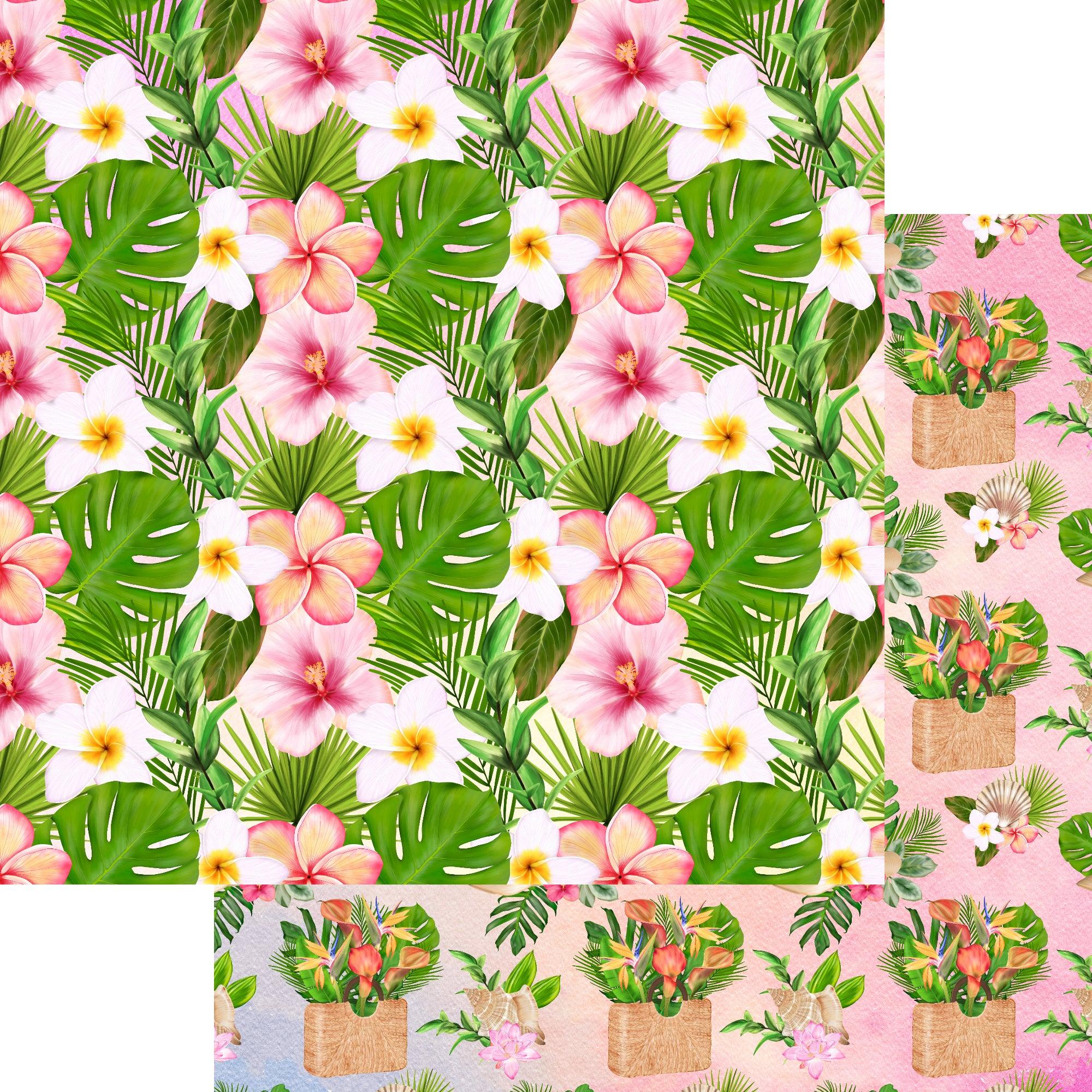 Exotic Tropics 12 x 12 Scrapbook Paper & Embellishment Kit by SSC Designs - Scrapbook Supply Companies