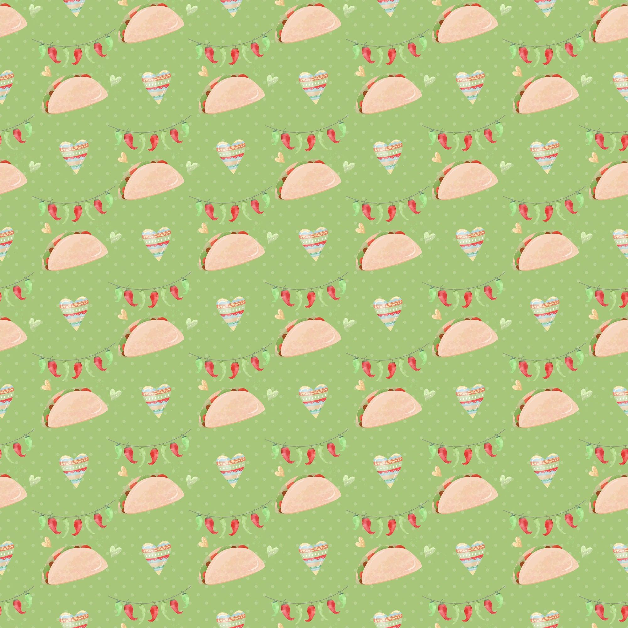 Fiesta Collection Taco Tuesday 12 x 12 Double-Sided Scrapbook Paper by SSC Designs - Scrapbook Supply Companies
