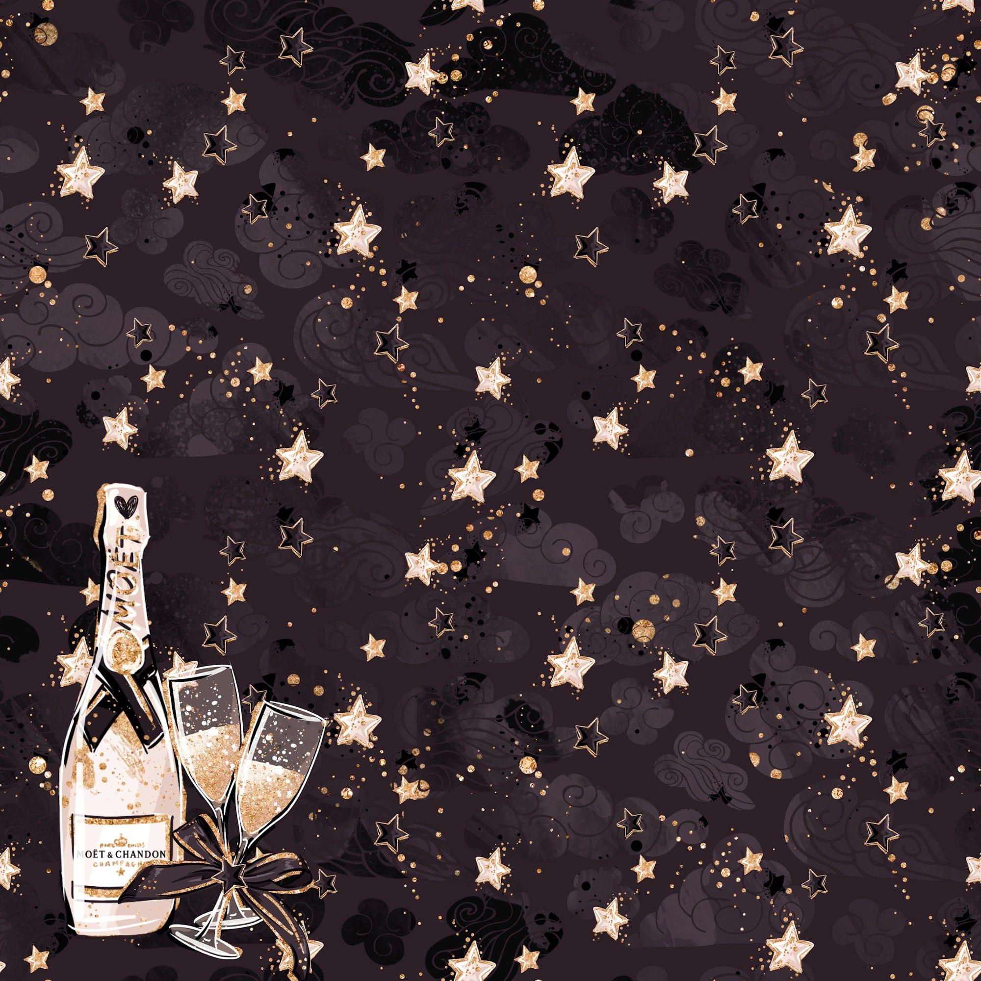 New Year's Eve 2023 Celebration Collection Let's Toast 12 x 12 Double-Sided Scrapbook Paper by SSC Designs - Scrapbook Supply Companies