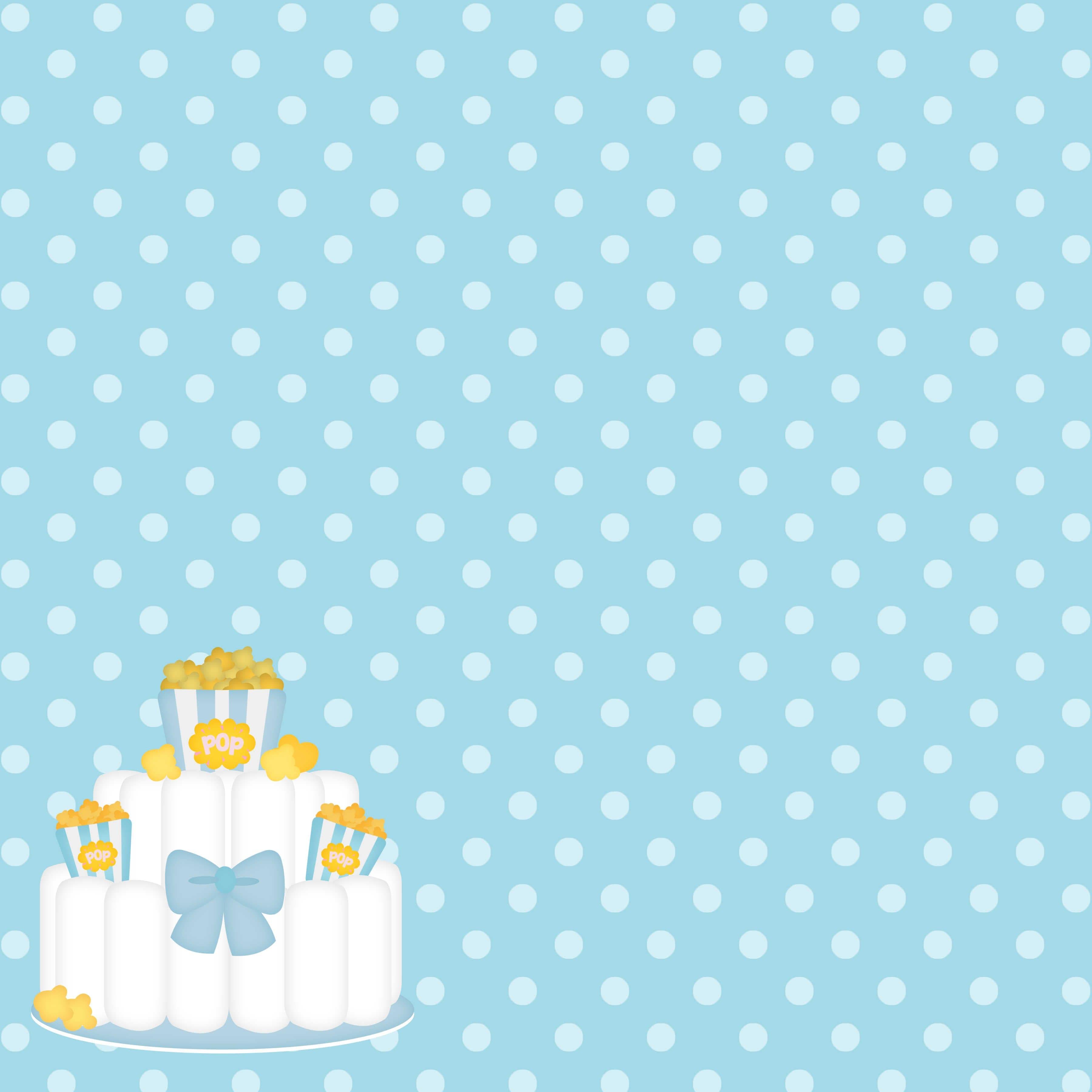 Ready To Pop Collection Diaper Cake 12 x 12 Double-Sided Scrapbook Paper by SSC Designs - Scrapbook Supply Companies