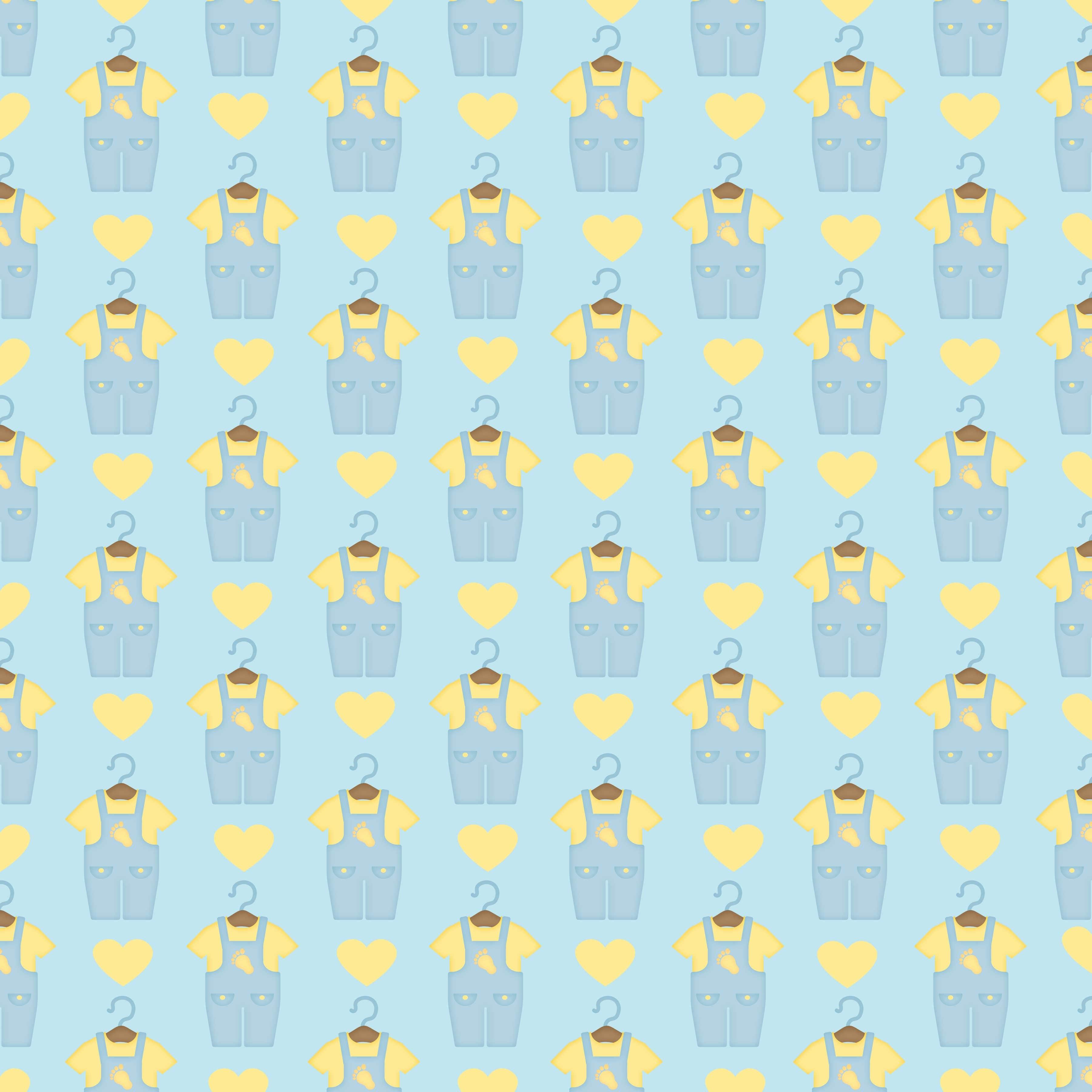 Ready To Pop Collection Onesie Boy 12 x 12 Double-Sided Scrapbook Paper by SSC Designs - Scrapbook Supply Companies