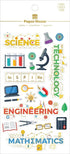 Science Collection STEM 4 x 8.5 3D Scrapbook Embellishment by Paper House Productions