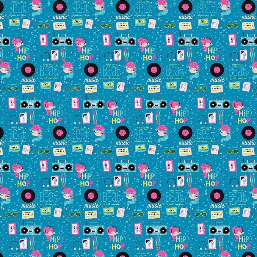Star Of The Show Collection Hip Hop 12 x 12 Double-Sided Scrapbook Paper by Photo Play Paper - Scrapbook Supply Companies
