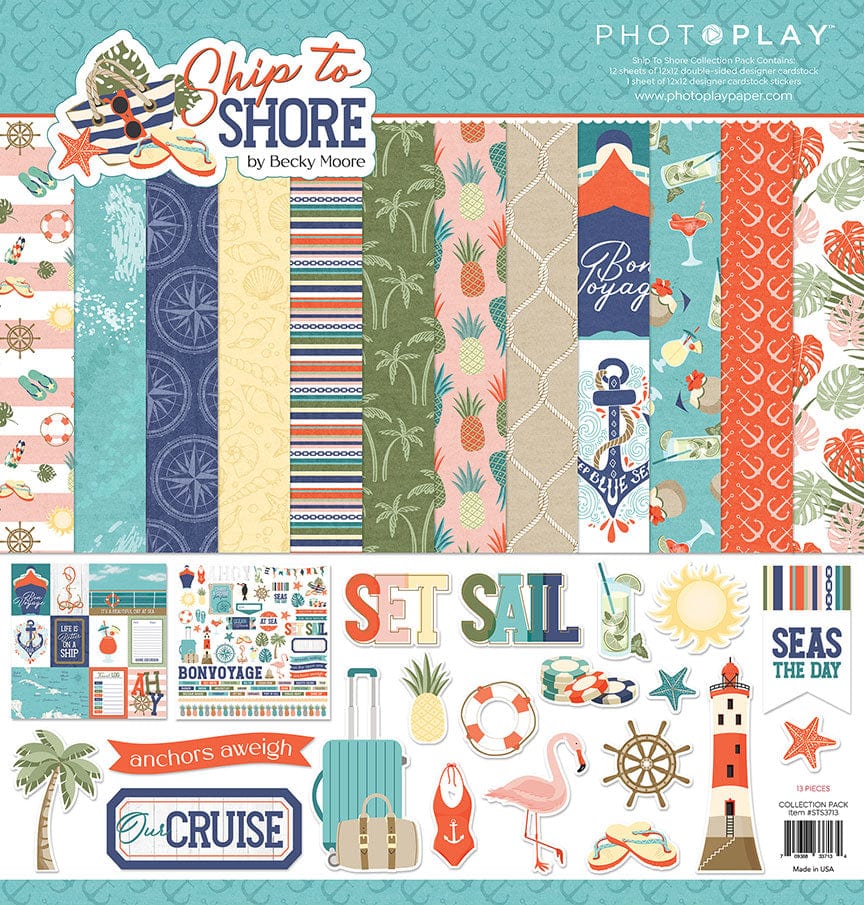 Ship To Shore Collection 12 x 12 Paper & Sticker Collection Pack by Photo Play Paper