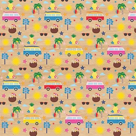 I Love Summer Collection Beach Day 12 x 12 Double-Sided Scrapbook Paper by Echo Park Paper - Scrapbook Supply Companies