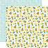 Summertime Collection Pineapples 12 x 12 Double-Sided Scrapbook Paper by Echo Park Paper - Scrapbook Supply Companies