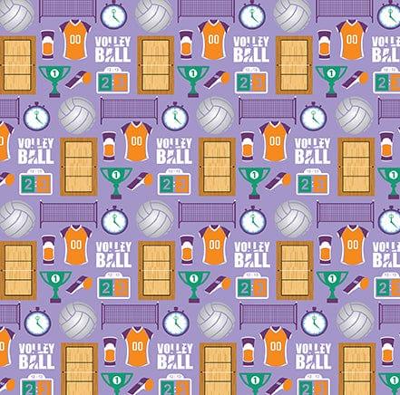 Volleyball Collection Journaling Cards 12 x 12 Double-Sided Scrapbook Paper by Echo Park Paper - Scrapbook Supply Companies