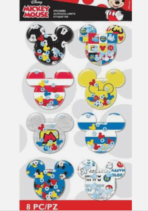Disney Mickey Mouse Shaker Sticker Collection 7 x 4 3D Scrapbook Embellishment by EK Success
