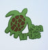Sea Turtles 5 x 6 Laser Cut Scrapbook Embellishment by SSC Laser Designs