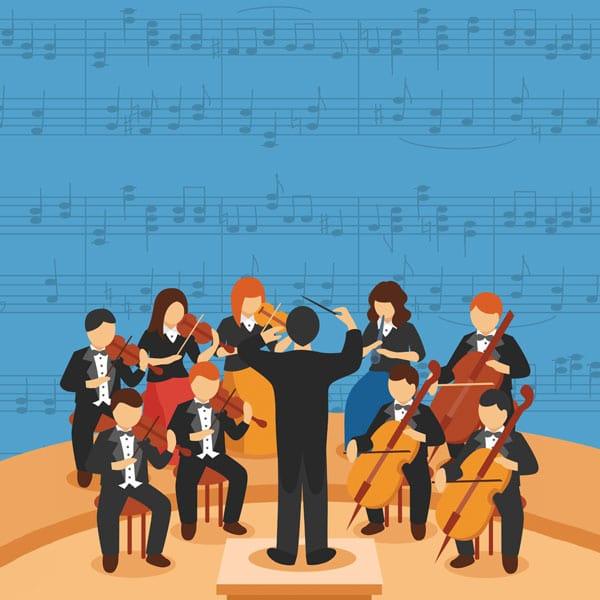 Musical Note Collection Orchestra Symphony 12 x 12 Double-Sided Scrapbook Paper By Scrapbook Customs - Scrapbook Supply Companies