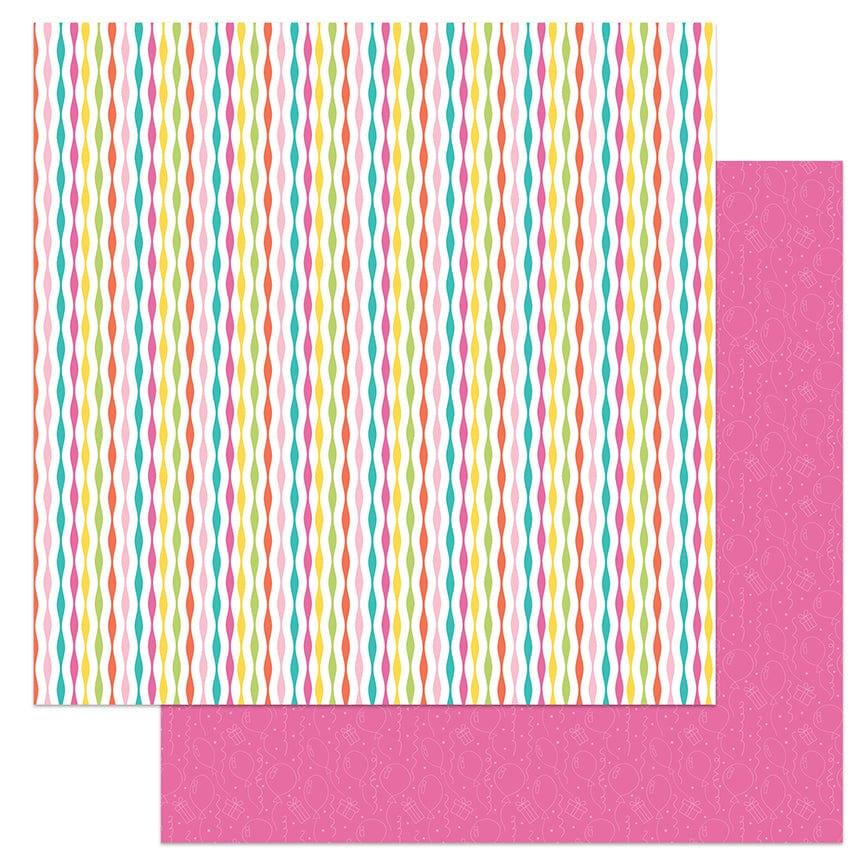 Tulla & Norbert's Birthday Collection Decorations 12 x 12 Double-Sided Scrapbook Paper by Photo Play Paper - Scrapbook Supply Companies