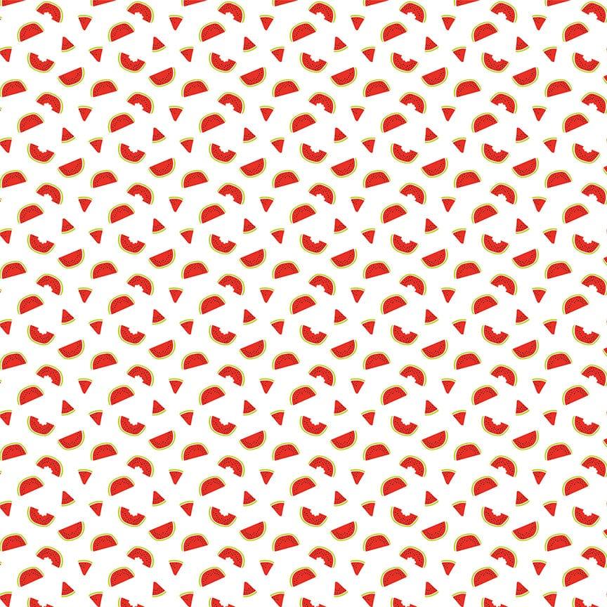 Tulla & Norbert's Excellent Adventure Collection Juicy Watermelon 12 x 12 Double-Sided Scrapbook Paper by Photo Play Paper - Scrapbook Supply Companies
