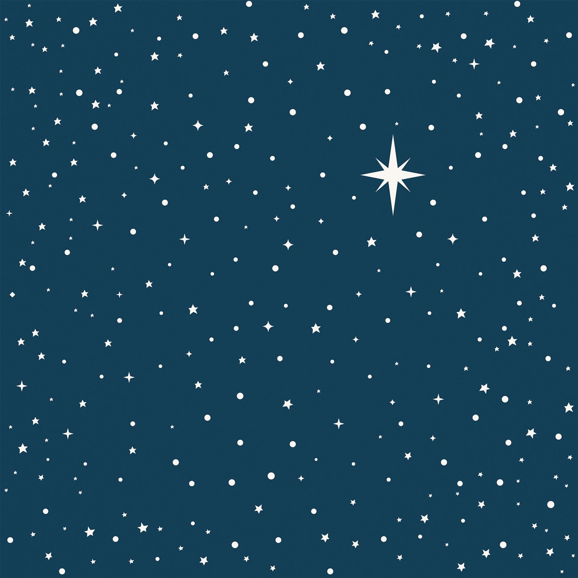 The First Noel Collection Starry Night 12 x 12 Double-Sided Scrapbook Paper by Echo Park Paper - Scrapbook Supply Companies