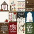 The First Noel Collection 3 x 4 Journaling Cards 12 x 12 Double-Sided Scrapbook Paper by Echo Park Paper - Scrapbook Supply Companies