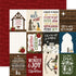 The First Noel Collection 3 x 4 Journaling Cards 12 x 12 Double-Sided Scrapbook Paper by Echo Park Paper - Scrapbook Supply Companies