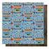 The Great Outdoors Collection Row Your Boat 12 x 12 Double-Sided Scrapbook Paper by Photo Play Paper - Scrapbook Supply Companies