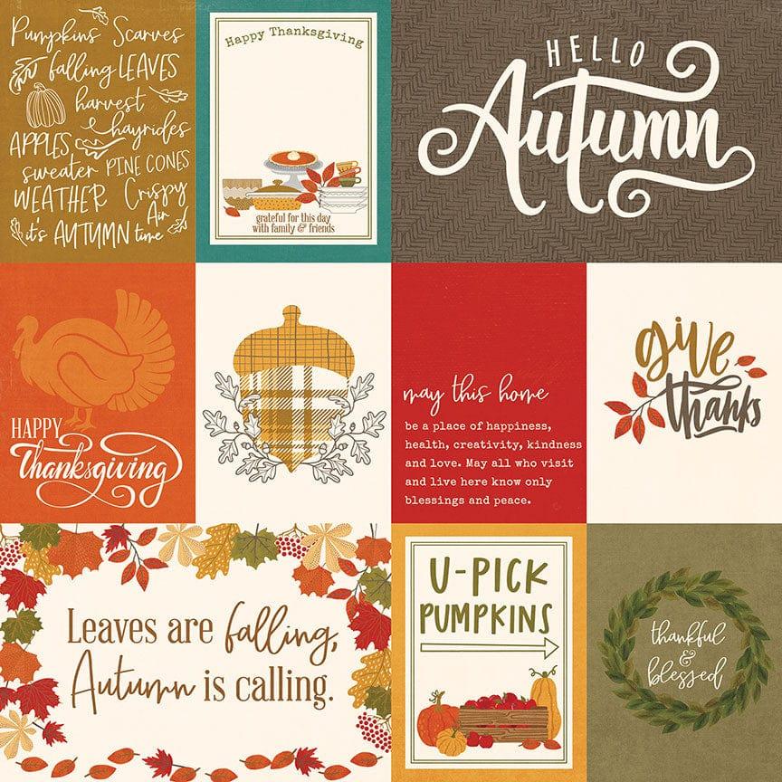 Thankful & Blessed Collection Thankful & Blessed 12 x 12 Double-Sided Scrapbook Paper by Photo Play Paper - Scrapbook Supply Companies