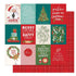 The North Pole Trading Co. Collection Be Joyful 12 x 12 Double-Sided Scrapbook Paper by Photo Play Paper
