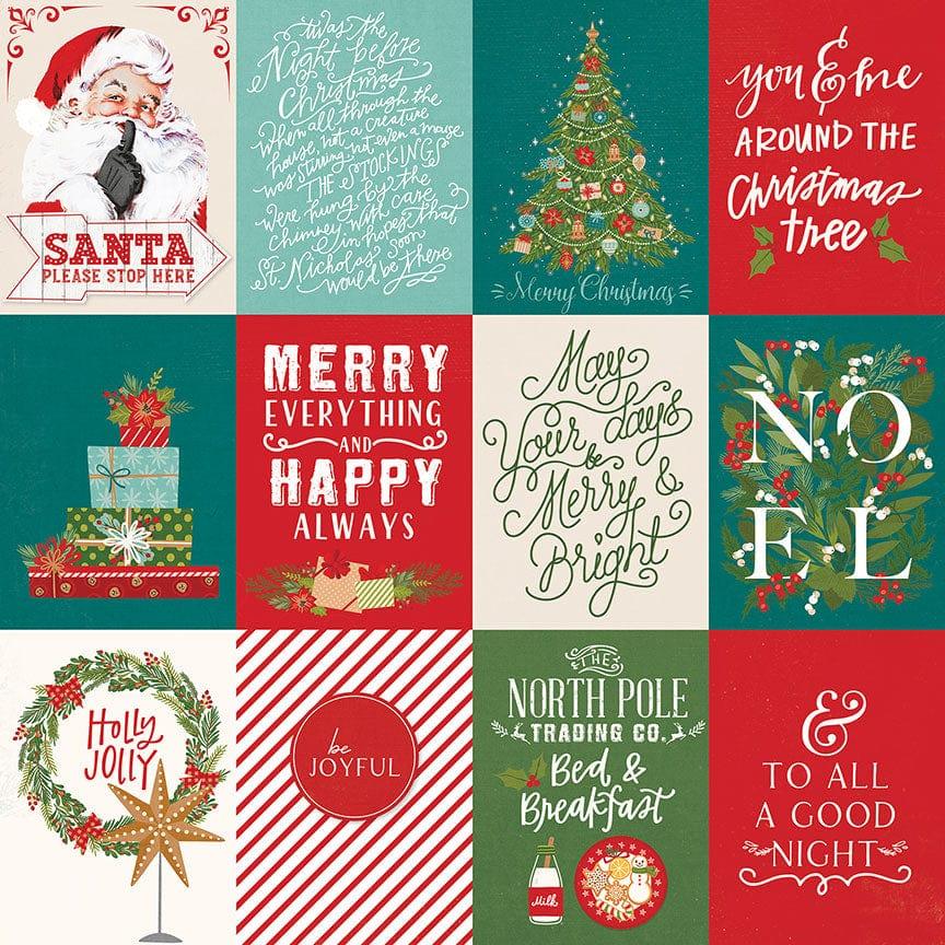 The North Pole Trading Co. Collection Be Joyful 12 x 12 Double-Sided Scrapbook Paper by Photo Play Paper - Scrapbook Supply Companies