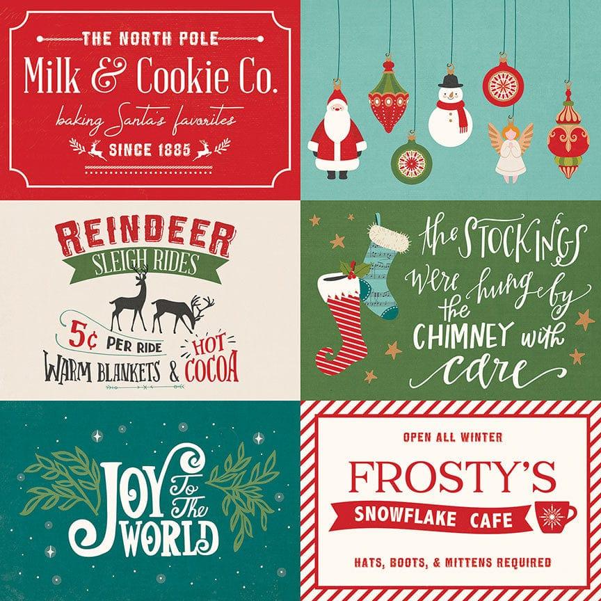 The North Pole Trading Co. Collection Sleigh Rides 12 x 12 Double-Sided Scrapbook Paper by Photo Play Paper - Scrapbook Supply Companies