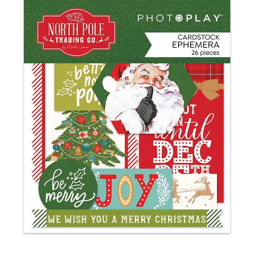 The North Pole Trading Co. Collection 5 x 5 Die Cut Scrapbook Embellishments by Photo Play Paper - Scrapbook Supply Companies