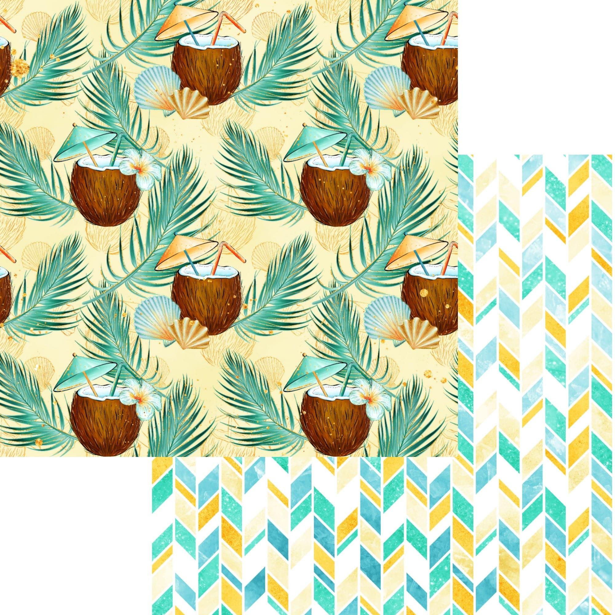  Tropics Collection Tropics 12 x 12 Double-Sided Scrapbook Paper by SSC Designs - Scrapbook Supply Companies