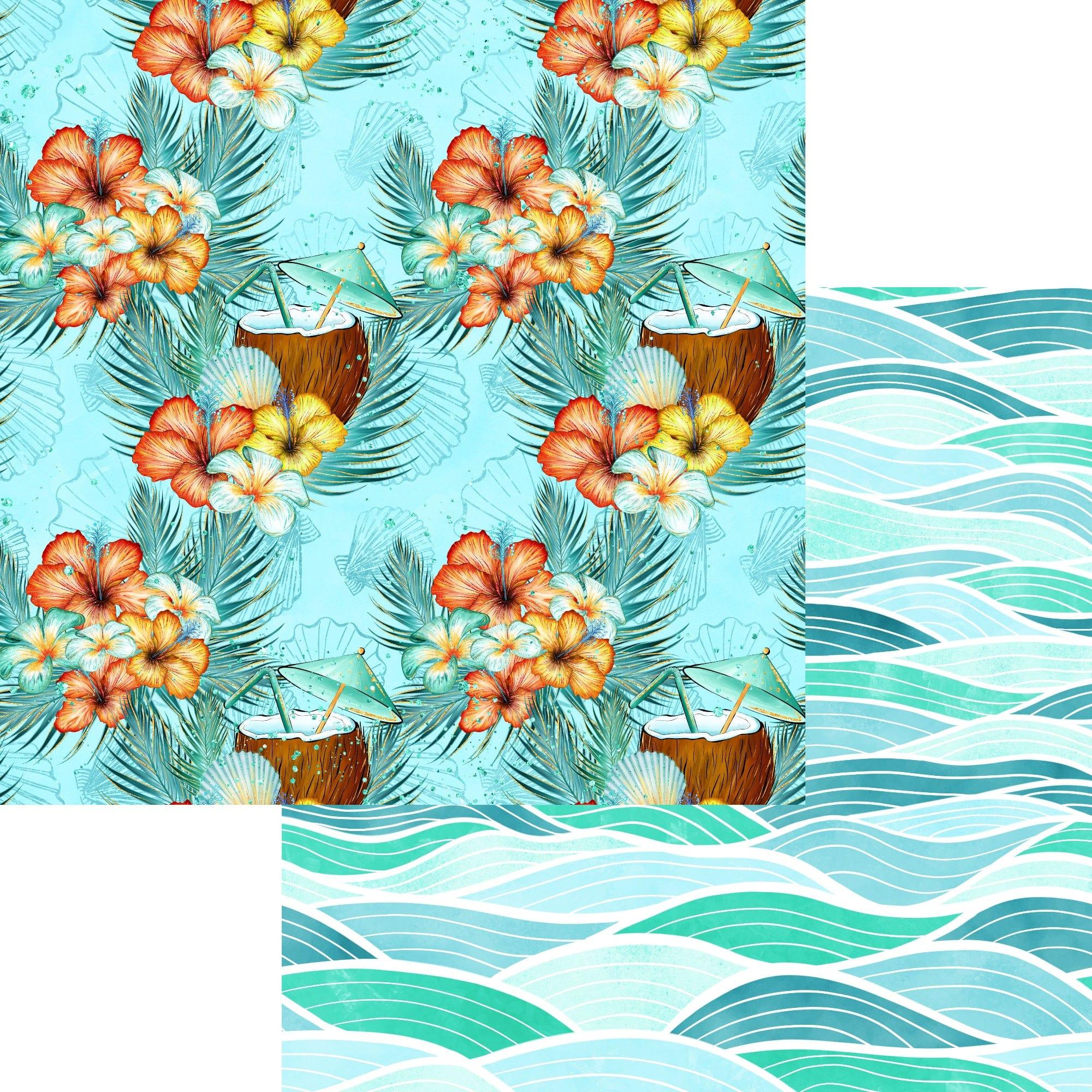 Phantasia Design's Tropics Collection Mahalo 12 x 12 Double-Sided Scrapbook Paper by SSC Designs - Scrapbook Supply Companies
