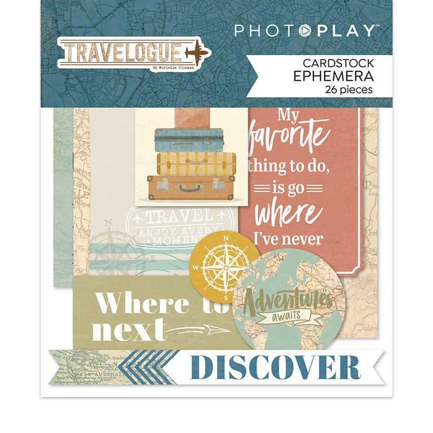 Travelogue Collection Scrapbook Ephemera by Photo Play Paper - Scrapbook Supply Companies