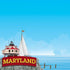 The State Line Collection Maryland 12 x 12 Scrapbook Paper by Reminisce - Scrapbook Supply Companies