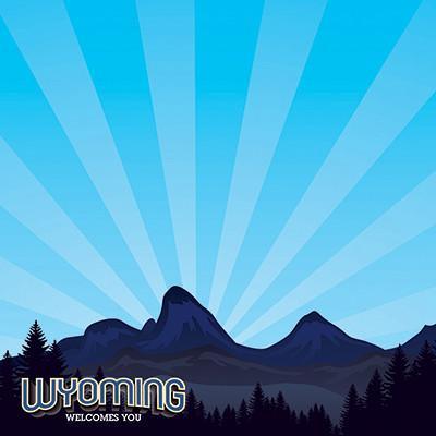 The State Line Collection Wyoming 12 x 12 Scrapbook Paper by Reminisce - Scrapbook Supply Companies