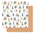Time To Travel Collection Travelers 12 x 12 Double-Sided Scrapbook Paper by Photo Play Paper
