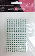 Say It With Bling Collection Self-Adhesive Teeny Tiny Green Rhinestone Scrapbook Bling by Want 2 Scrap - 176 Count - Scrapbook Supply Companies
