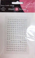 Say It With Bling Collection Self-Adhesive Teeny Tiny Iridescent Rhinestone Scrapbook Bling by Want 2 Scrap - 176 Count - Scrapbook Supply Companies