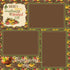 Always Something To Be Thankful For Thanksgiving (2) - 12 x 12 Premade, Printed Scrapbook Pages by SSC Designs - Scrapbook Supply Companies