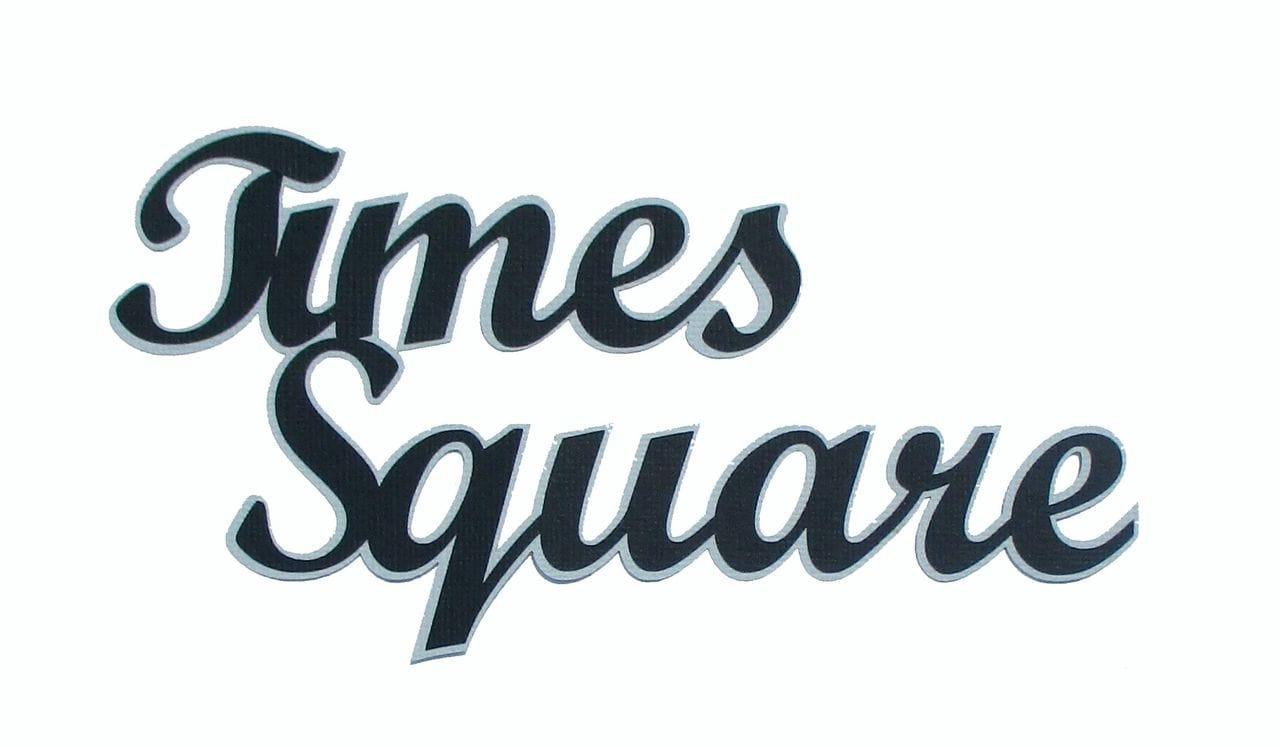 Times Square 4 x 7 Title Laser Cut Scrapbook Embellishment by SSC Laser Designs