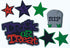 Trick or Treat 5 x 7 Title, Headstone & Stars 7-Piece Set Fully-Assembled Laser Cut Scrapbook Embellishment by SSC Laser Designs