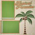 Tropical Paradise Premade Embellished Two-Page 12 x 12 Scrapbook Premade by SSC Designs - Scrapbook Supply Companies