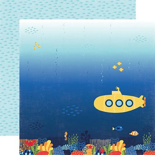 Under The Sea Collection 12 x 12 Double-Sided Scrapbook Paper Kit & Sticker Sheet by Echo Park Paper - 13 Pieces - Scrapbook Supply Companies