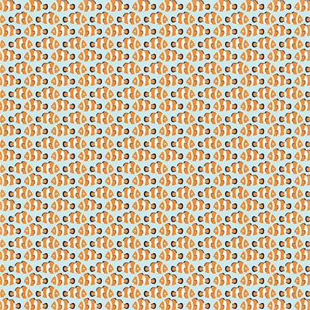 Under The Sea Collection Border Strips 12 x 12 Double-Sided Scrapbook Paper by Echo Park Paper - Scrapbook Supply Companies