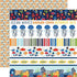 Under The Sea Collection Border Strips 12 x 12 Double-Sided Scrapbook Paper by Echo Park Paper - Scrapbook Supply Companies