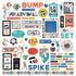 MVP Volleyball Collection 12 x 12 Cardstock Scrapbook Sticker Sheet by Photo Play Paper