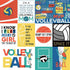 MVP Volleyball Collection Spike 12 x 12 Double-Sided Scrapbook Paper by Photo Play Paper - Scrapbook Supply Companies