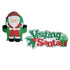 Visiting Santa 4.5 x 6.5 Fully-Assembled Laser Cut Scrapbook Embellishments by SSC Laser Designs