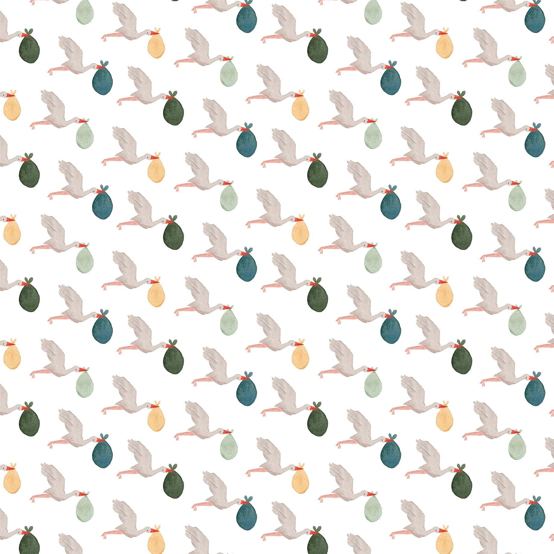 Welcome Baby Boy Collection 4 x 4 Journaling Cards 12 x 12 Double-Sided Scrapbook Paper by Echo Park Paper - Scrapbook Supply Companies