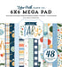 Welcome Baby Boy Collection 6 x 6 Mega Paper Pad by Echo Park Paper - 48 Double-Sided Papers - Scrapbook Supply Companies